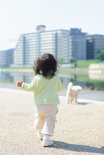 犬を追いかける女の子の後姿
(c)Pholdar nine/a.collectionRF