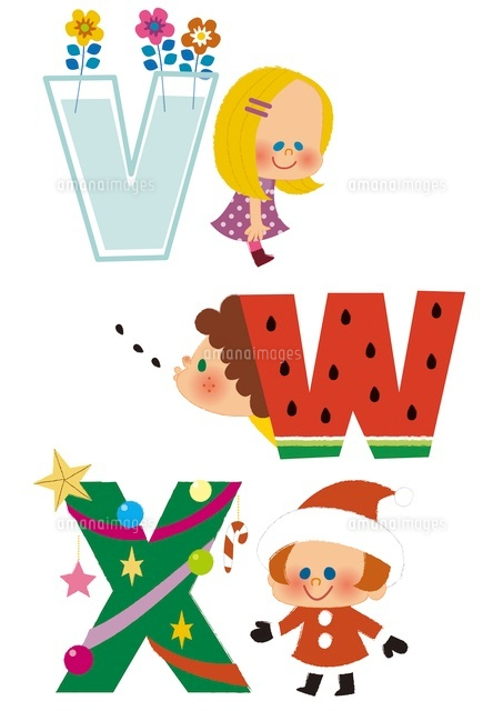 アルファベット VWX
(c)aque/a.collectionRF