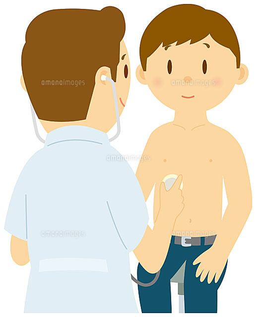 内科検診を受ける男子中学生
(c)SOURCENEXT CORPORATION
