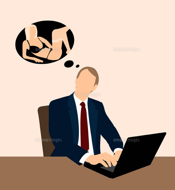 Businessman dreaming of a woman
(c)Ralf Hiemisch/fStop