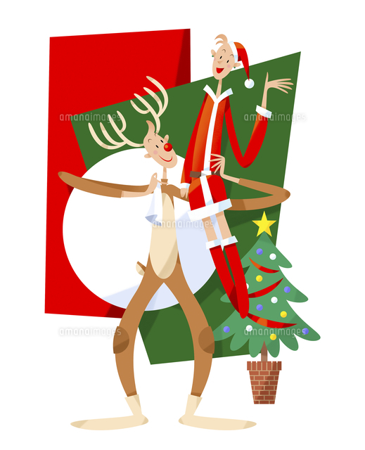 クリスマスに仮装するカップル
(c)イメージナビ