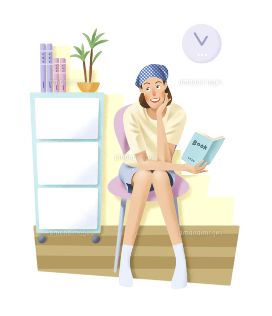 頬杖をつく若い女性
(c)イメージナビ