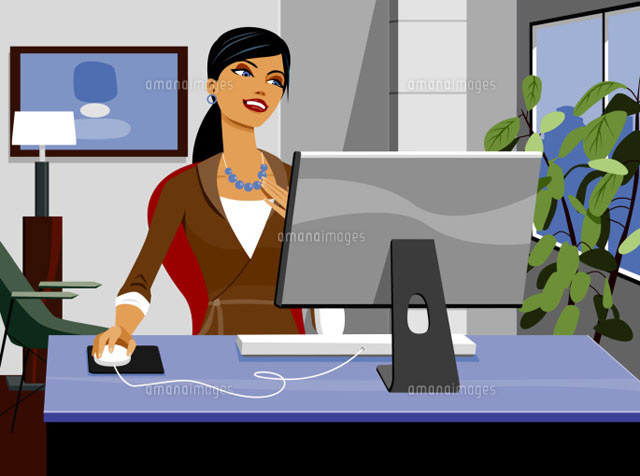 Businesswoman using computer
(c)Greg Paprocki