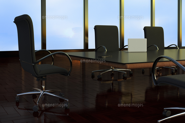 Illustration of Empty Boardroom in Office Building
(c)Radius Images