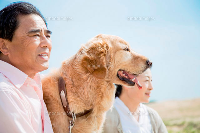 日本人シニア夫婦と犬
(c)didi