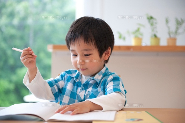 勉強をする男の子
(c)didi