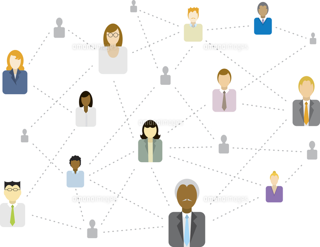 Social / Business network connecting (Diversity)
(c)Ingram Image