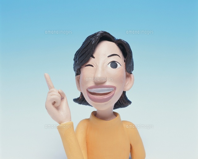 人差し指を立てる女性のクラフト
(c)PRESS AND ARTS/a.collectionRF