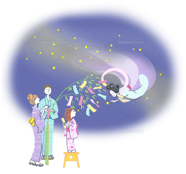 七夕の浴衣の家族
(c)moobase