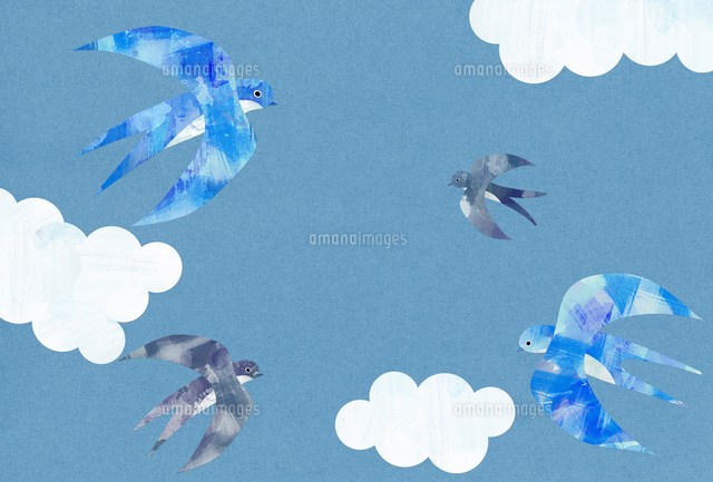 空飛ぶつばめと雲
(c)APV/a.collectionRF