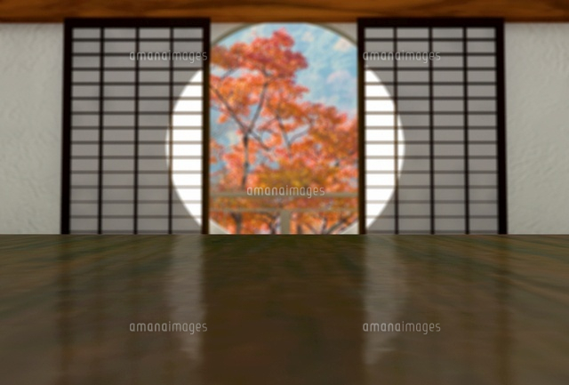 丸窓の和室 秋
(c)SHIROH KOHNO/a.collectionRF