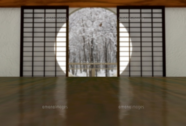 丸窓の和室 冬
(c)SHIROH KOHNO/a.collectionRF