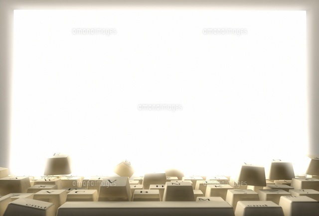 パソコン画面と跳ね上がるキーボード
(c)SHIROH KOHNO/a.collectionRF