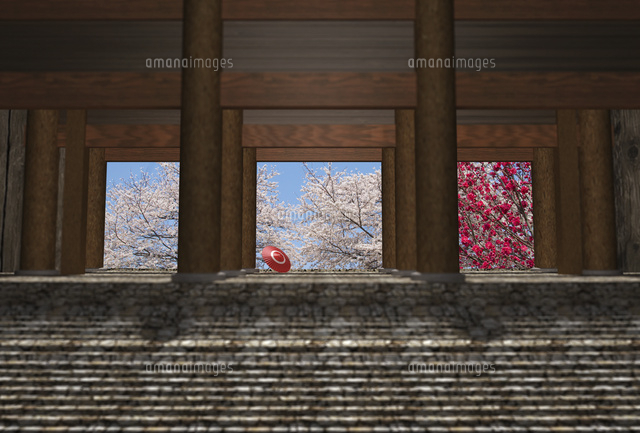春の山門の通路
(c)SHIROH KOHNO/a.collectionRF