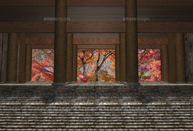 秋の山門の通路
(c)SHIROH KOHNO/a.collectionRF