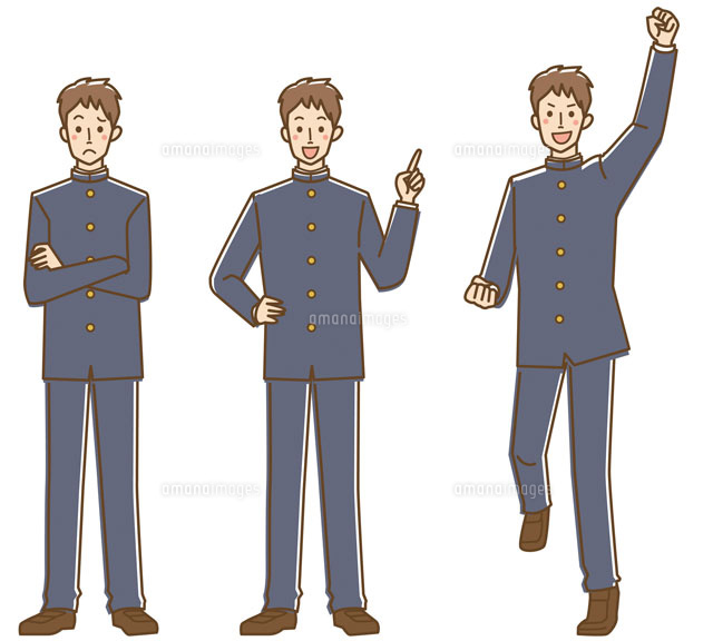 男子学生3パターン
(c)GOKU/a.collectionRF