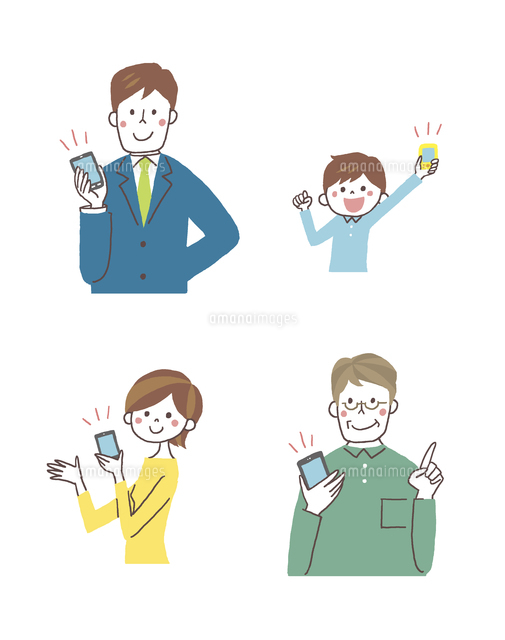 スマートフォンと人
(c)GOKU/a.collectionRF