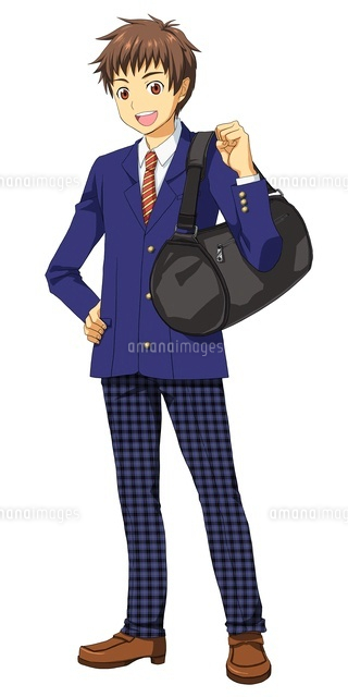 男子高校生一人 全身図
(c)Jow Souya/a.collectionRF