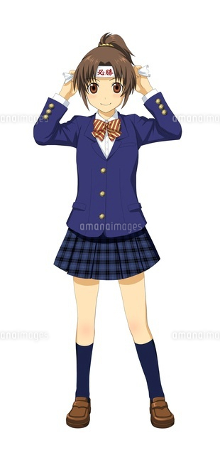 ハチマキを巻く女子学生
(c)Jow Souya/a.collectionRF
