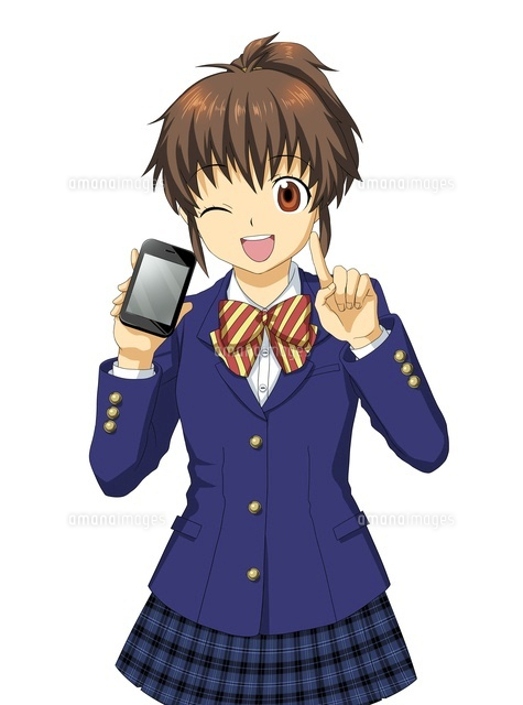 スマートフォンを持つ女子学生
(c)Jow Souya/a.collectionRF