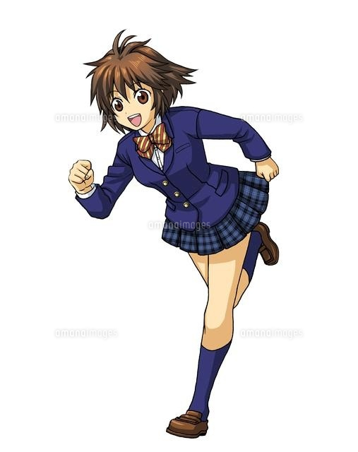 走る女子学生
(c)Jow Souya/a.collectionRF