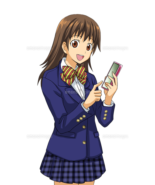 スマートフォンを操作する女子学生
(c)Jow Souya/a.collectionRF