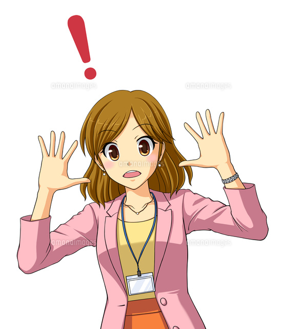 驚いた表情のOL
(c)Moeya Nanako Suzuki/a.collectionRF