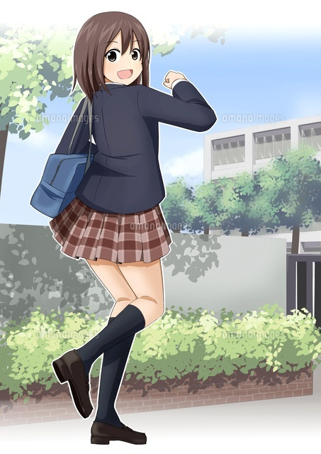 登校する女の子
(c)coaco/a.collectionRF