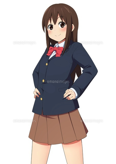 腰に手を当てる女子生徒
(c)coaco/a.collectionRF