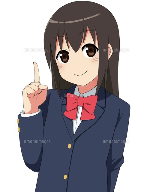 指差しする女子生徒 左向き
(c)coaco/a.collectionRF