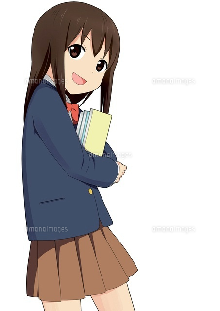 ノートを抱える女子学生
(c)coaco/a.collectionRF