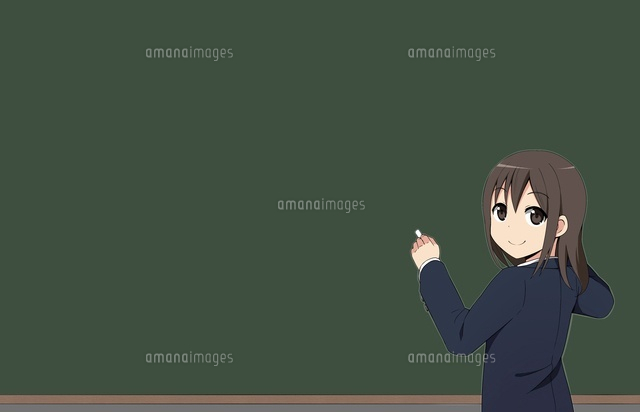 黒板に文字を書く女子生徒
(c)coaco/a.collectionRF