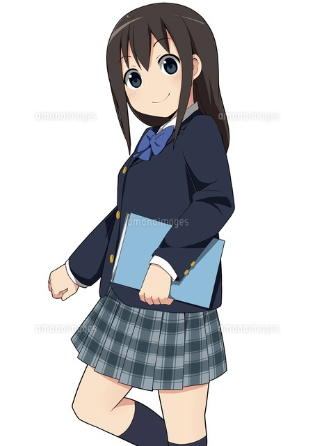 ノートを抱える女子学生
(c)coaco/a.collectionRF