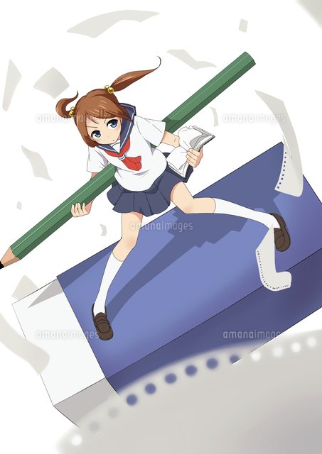 戦う女の子(背景なし)
(c)coaco/a.collectionRF
