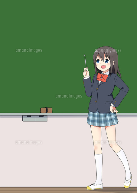 黒板を指す女子生徒
(c)coaco/a.collectionRF