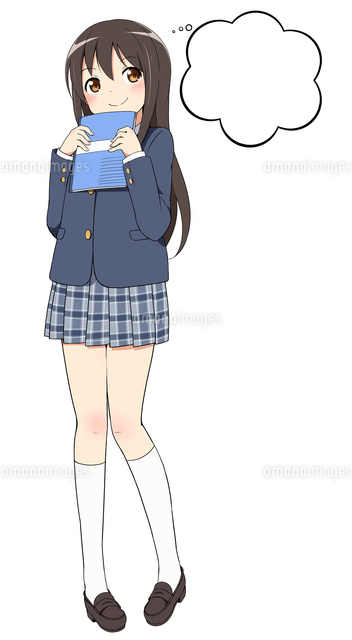 ノートを抱える女子生徒 吹きだし
(c)coaco/a.collectionRF