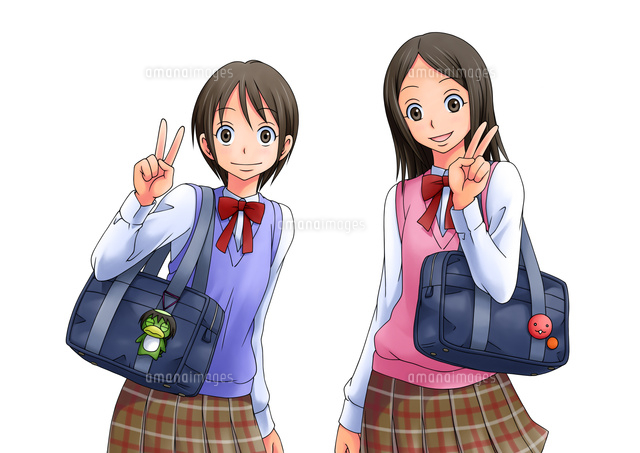 二人でピース(背景なし)
(c)TOMOYA YATA/a.collectionRF