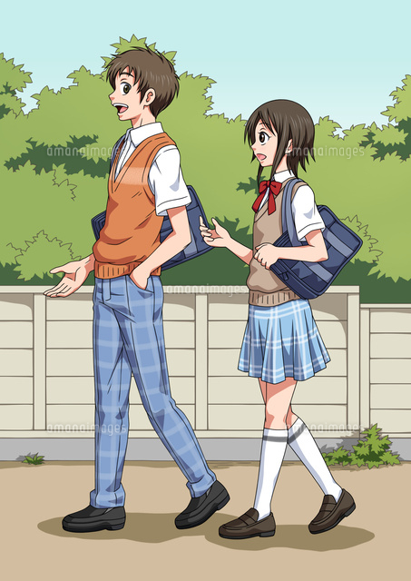 下校中の男女の学生
(c)TOMOYA YATA/a.collectionRF