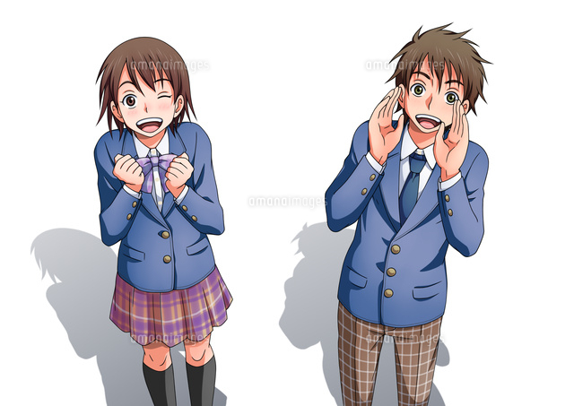 エールを送る男女の学生
(c)TOMOYA YATA/a.collectionRF