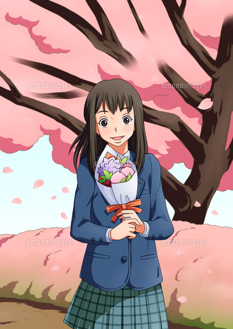 桜の下の卒業生
(c)OMOYA YATA/a.collectionRF