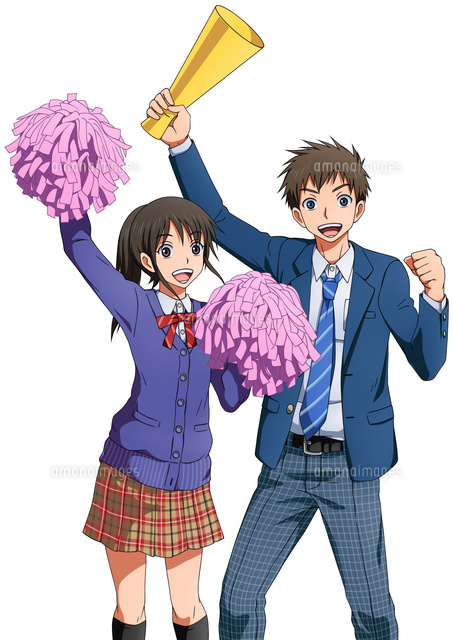 エールを送る男女の学生
(c)TOMOYA YATA/a.collectionRF