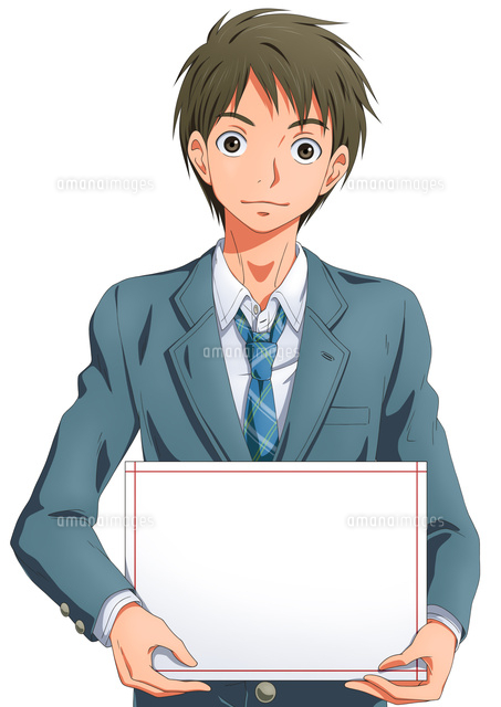 フリップを持つ男子学生
(c)TOMOYA YATA/a.collectionRF