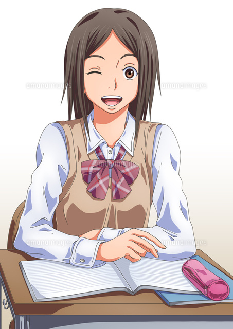 机の前の女子学生
(c)TOMOYA YATA/a.collectionRF