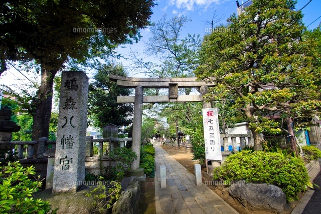 鳩森八幡神社(南側入口)
(c)Yutaka Isayama/a.collectionRF