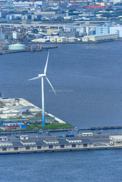 ランドマークタワー展望台からの眺め(横浜市風力発電所)
(c)Yutaka Isayama/a.collectionRF
