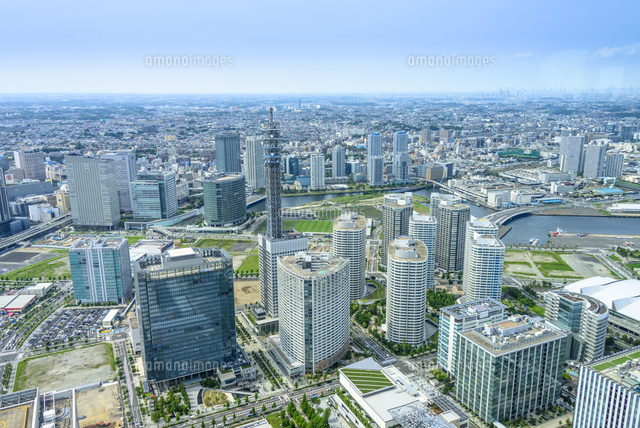 ランドマークタワー展望台からの眺め(マリノスタウン方面)
(c)Yutaka Isayama/a.collectionRF
