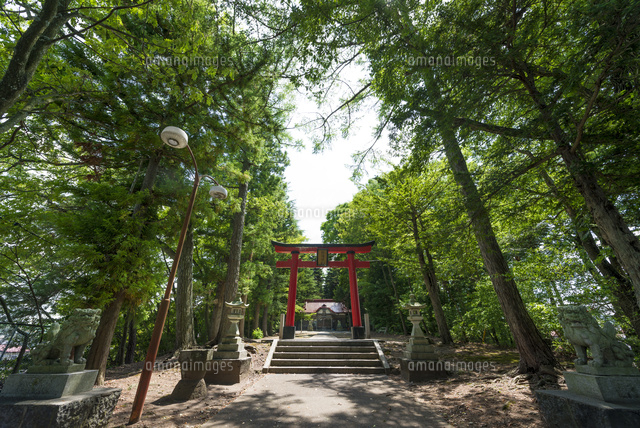 諏訪神社・正面(河口湖)
(c)Yutaka Isayama/a.collectionRF