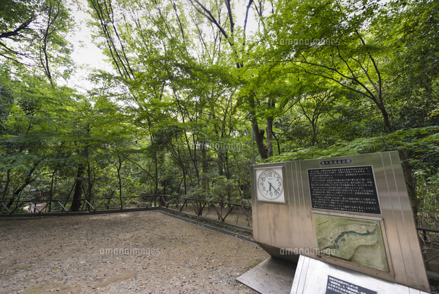 等々力渓谷公園の案内板
(c)Yutaka Isayama/a.collectionRF