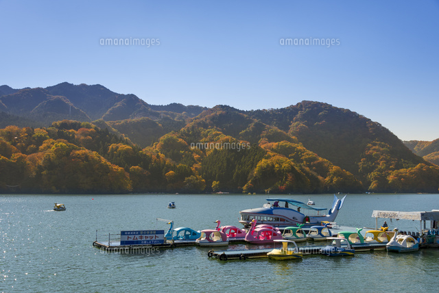 秋の相模湖 ボート乗り場
(c)Yutaka Isayama/a.collectionRF