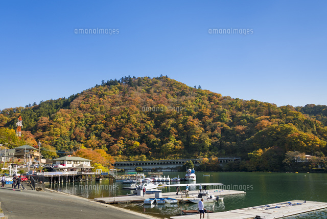 秋の相模湖 嵐山側のボート乗り場
(c)Yutaka Isayama/a.collectionRF